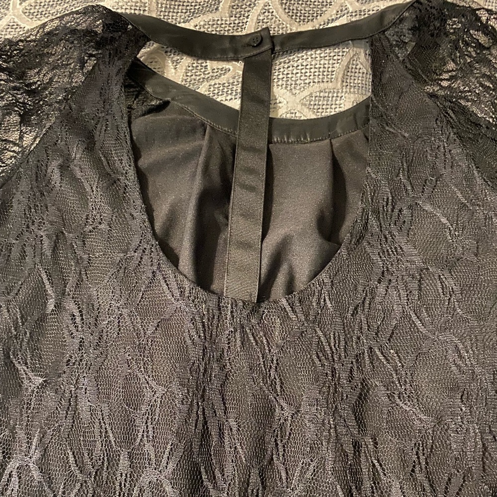 Black lace top